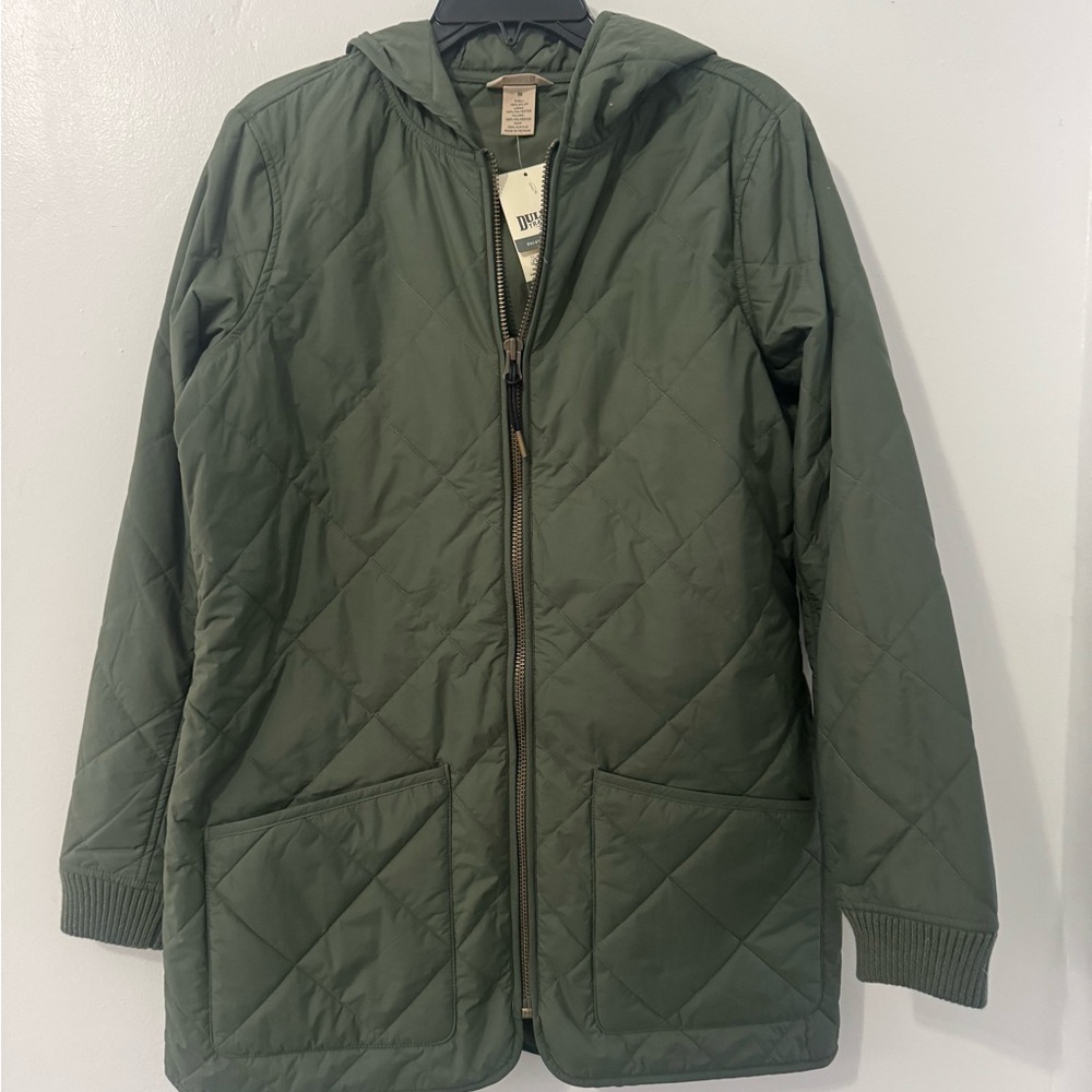 NWT Duluth trading company Women's Golden Harvest Quilted Coat size Medium - Picture 2 of 8